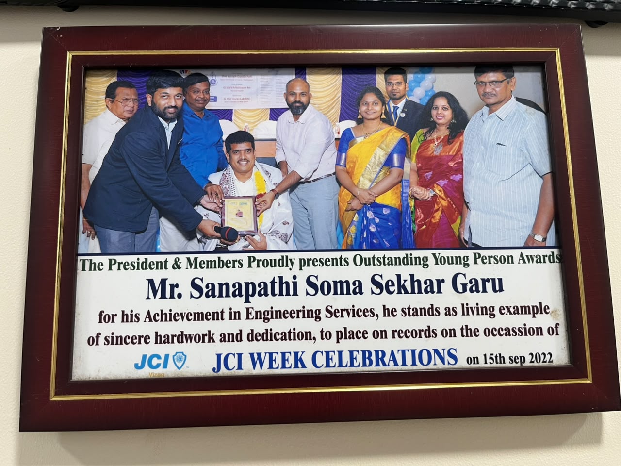 Outstanding Young Person Award
